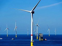 Energía eólica ubicada en el mar